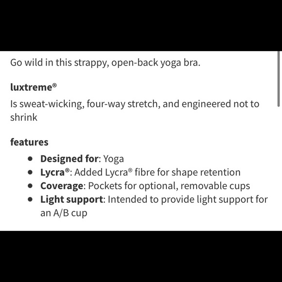 Lululemon Free to Be Bra *Wild - Picture 6 of 10